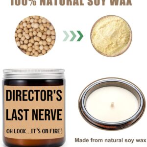 Director's Last Nerve Candle - Personalized Gift for Director - Funny Gift for Director - Director Gifts - Birthday Gift for Director