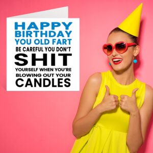 Stuff4 Funny Birthday Card for Dad - Hilarious Birthday Card Prank for Fathers, Happy Birthday Dad Card, Humorous Birthday Cards for Dads, Funny Bday Card for Dad, Uncle, Grandfather or Senior Male