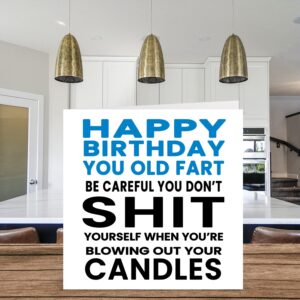 Stuff4 Funny Birthday Card for Dad - Hilarious Birthday Card Prank for Fathers, Happy Birthday Dad Card, Humorous Birthday Cards for Dads, Funny Bday Card for Dad, Uncle, Grandfather or Senior Male