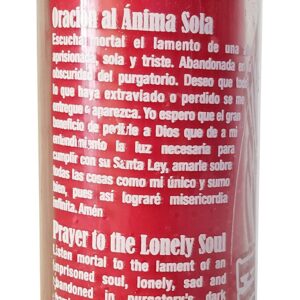 El Anima Sola (Lonely Soul) Red Candle