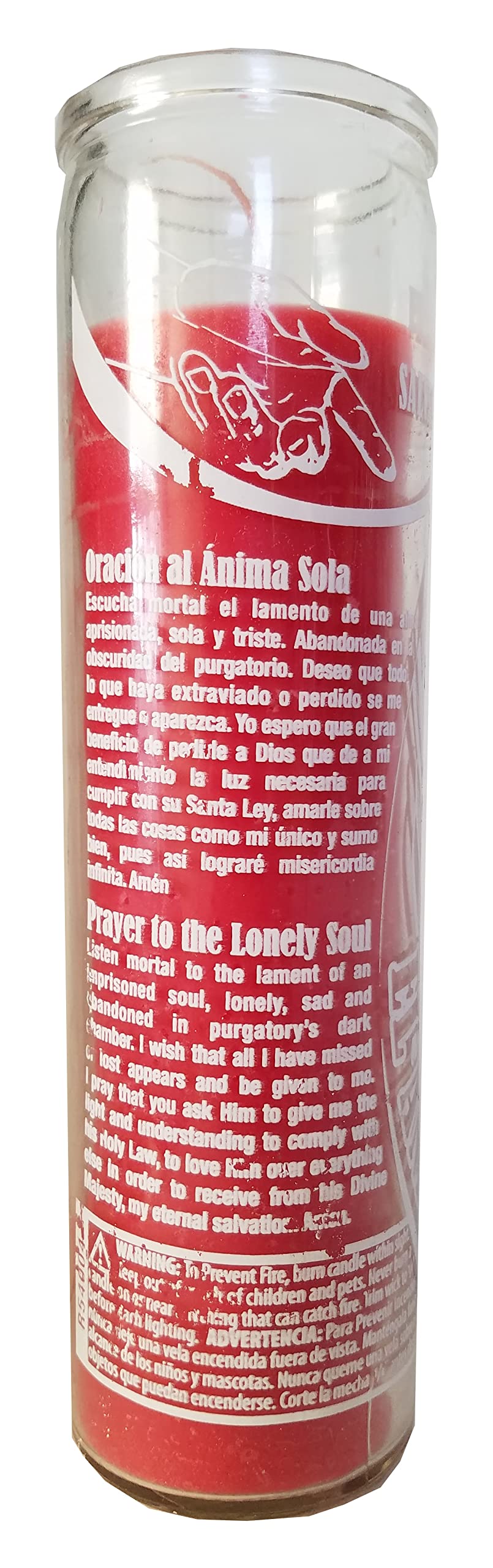 El Anima Sola (Lonely Soul) Red Candle