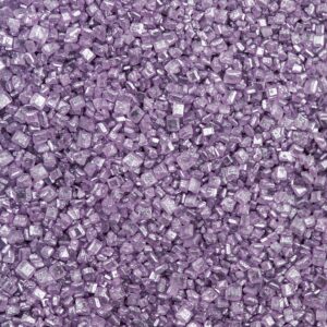 BREW GLITTER Purple Pearl Cocktail Rimming Sugar, Drink Rimmer for Beverages, Cocktails, Margaritas, Drinks, Kosher Certified (4oz, Purple Pearl)