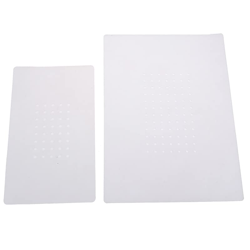 2Pcs Silicon Rubber Pad Non-Slip Mat For Pad Cellphone LCD Screen Vacuum Suction Separator High Temperature Silicone Pad (Color : B)