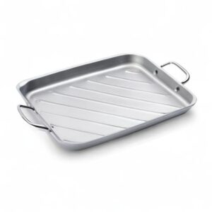 BTCDR Grill Pan for Outdoor Grill - 11”x15'' Grill Pan BBQ Grill Topper With Handles Grill Trays For Grilling Barbecue Tray