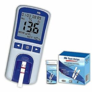 Digital Hb Hemoglobin Testing Meter with 50 Test Strips