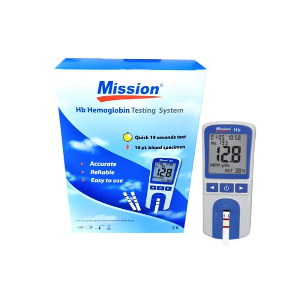 Digital Hb Hemoglobin Testing Meter with 50 Test Strips