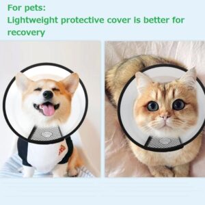 Himalayan Star Cat Dog Cone Collar pet Protective Cover , cat Dog Collars for After Surgery,to Prevent Pets from Licking Wounds (6# XS)