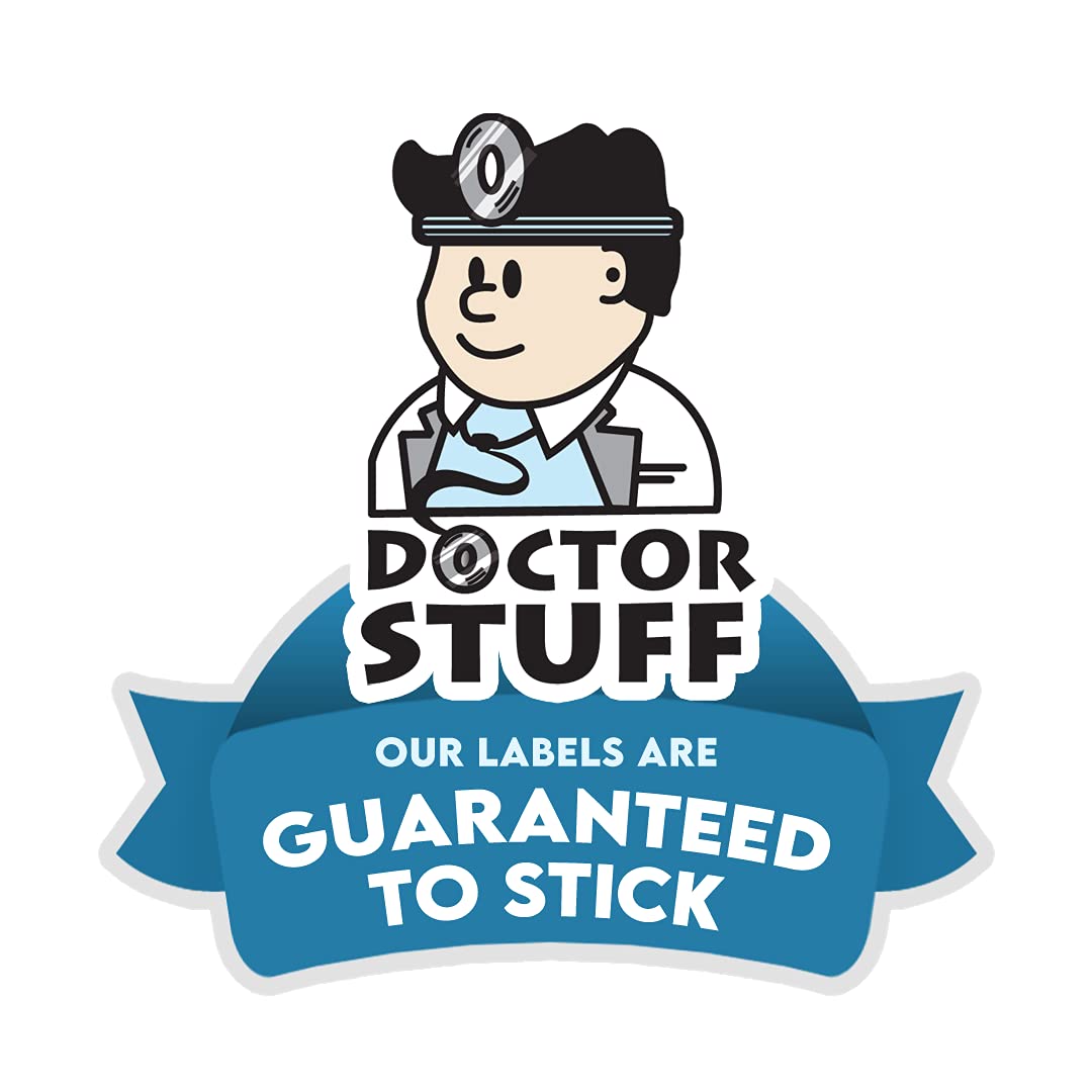 Doctor Stuff - File Folder Labels, Alphabet Letter Mc, Jeter/TAB 5100 - JXAM Series Compatible Alpha Stickers, Brown, 15/16" x 1-5/8", 225 Labels per Package