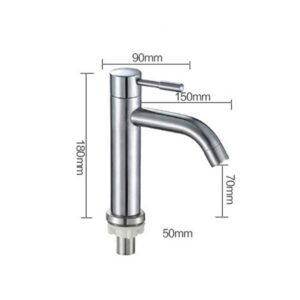 Zerodeko Waterfall tub spout Modern Bathroom Faucet Bathtub faucets Vanity Faucet Single Hole Kitchen Faucet Stainless Steel Water Tap Outdoor Spigot to Rotate Container Thermostat