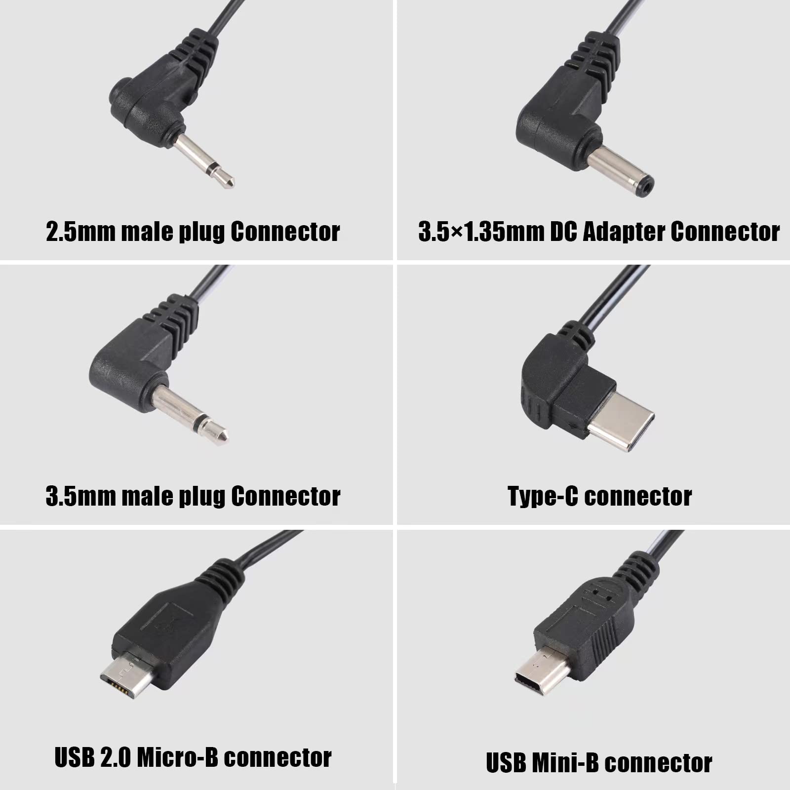 HOMEYUER External Power Supply Box with six Kind Jacks and ON/Off Switch for Various DC Equipment,Like Some Kinds Safe Box,Electronic Cabinet Lock,Toys,LED Lighting and so on.Output DC 6V