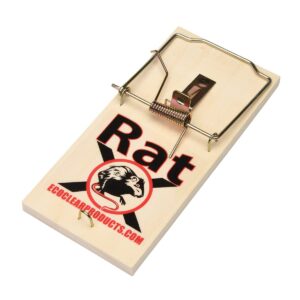 ratx wood traps (pack of 12) for rats, mice & rodents - reusable and easy to use - ecoclear products