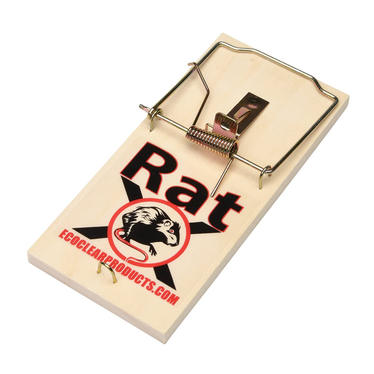 RatX Wood Traps (Pack of 12) for Rats, Mice & Rodents - Reusable and Easy to Use - EcoClear Products