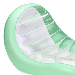 Funsicle 4.8 ft BodyHug Inflatable Lounge Chair with Cup Holder