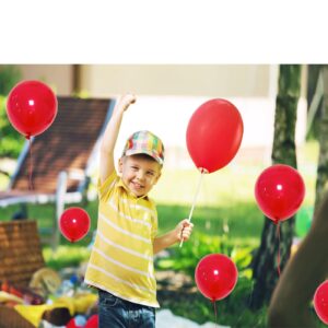 100Pack Red Balloons 12 Inch, Red Latex Balloons for Kids Party balloons Supplies Wedding Birthday Bridal Shower Decorations.