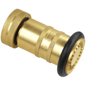 fire hose nozzle 1" npsh/npt fire fighter hose nozzle 100 psi 75 gpm brass fire equipment spray jet fog,heavy-duty industrial brass fire equipment water hose nozzle