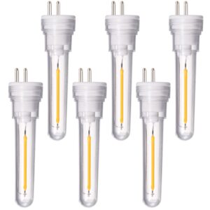 dge s14 replacement led bulb 6 pack replacement string light bulbs 1.5 watt led replacement light bulb, shatter-proof and waterproof ip65