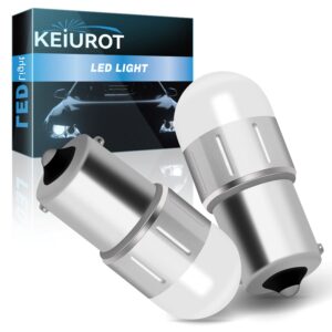 keiurot 93 bulb 89 67 led bulb s8 ba15s 1156 1141 bulb 10-30volt ac/dc for desk lamp,outdoor landscape patio lighting,pathway lights,rv camper marine boat trailer lighting white,2pack