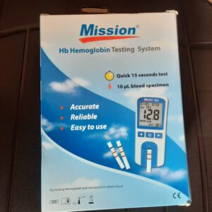 Digital Hb Hemoglobin Testing Meter with 50 Test Strips