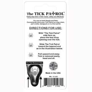 The Tick Patrol Tick Remover 6-Pack - for People & Pets - Stop Ticks in Their Tracks! (6 Colors)