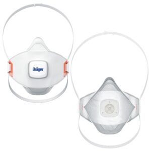 Dräger X-plore 1950 N95 respirator mask with exhalation valve, size M/L | NIOSH-approved respirator mask for construction, DIY, home improvement