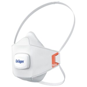 dräger x-plore 1950 n95 respirator mask with exhalation valve, size m/l | niosh-approved respirator mask for construction, diy, home improvement