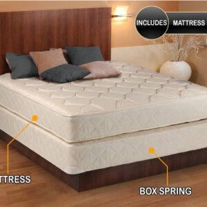 DS Solutions USA Comfort Classic Gentle Firm Full XL Mattress Only with Mattress Cover Protector - Fully Assembled, Orthopedic, Good for Your Back, Long Lasting and 2 Sided