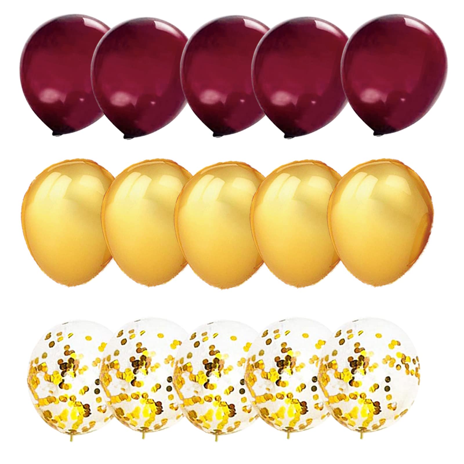 Graduation Decorations Maroon Gold 2024/Burgundy Gold Gaduation Party Decorations/Burgundy Gold Balloons FSU ASU/Burgundy Birthday Decorations Fall/2 Sets Table Centerpiece Balloon Stand Kits