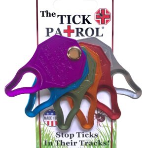 The Tick Patrol Tick Remover 6-Pack - for People & Pets - Stop Ticks in Their Tracks! (6 Colors)