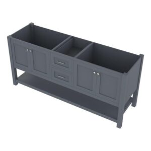 alya bath wilmington bathroom vanity cabinet, gray