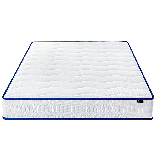 ZINUS 8 Inch Essential Innerspring Mattress, Queen, Medium Firm Feel, CertiPUR-US Certified, Mattress in A Box