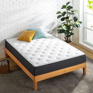 ZINUS 8 Inch Comfort Essential Pocket Spring Hybrid Mattress, Full, Pressure Relieving Support, CertiPUR-US Certified, Mattress in A Box