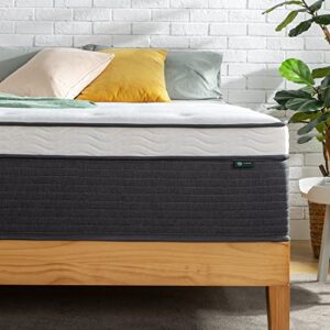 ZINUS 13 Inch Comfort Essential Pocket Spring Hybrid Mattress, King, Pressure Relieving Support, CertiPUR-US Certified, Mattress in A Box