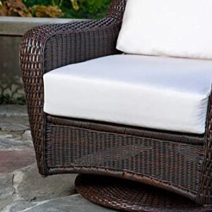 Tortuga Outdoor Sea Pines Java Swivel Rocking Dining Chair