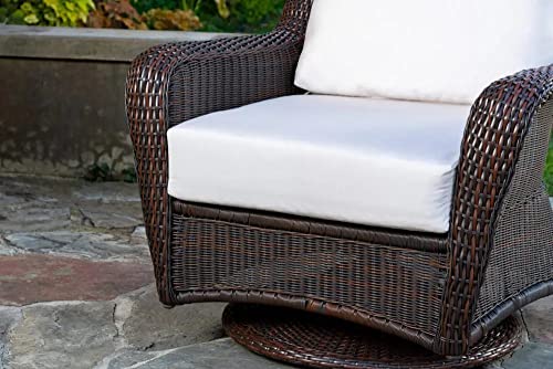 Tortuga Outdoor Sea Pines Java Swivel Rocking Dining Chair