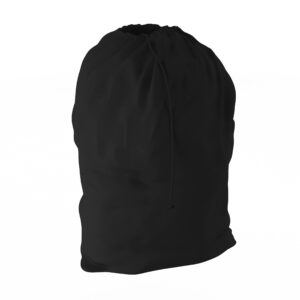 large laundry bag ? set of 2 nylon drawstring bag holds 40lbs each ? ideal for travel, rv, cruise, and dorm room essentials by trademark home (black)