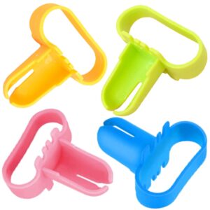 ludeou balloon tying tool 4pcs party balloon knotter tying tool balloons knot maker tier party assistant for birthday baby shower wedding anniversarty graduation party decorations