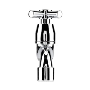 GOTOTOP Sink Faucet Water Faucet ABS Washing Machine Faucet Sink Basin Cold Water Tap with Single Spout and Handle for Kitchen Sink Bathroom Bathtub(Cross)