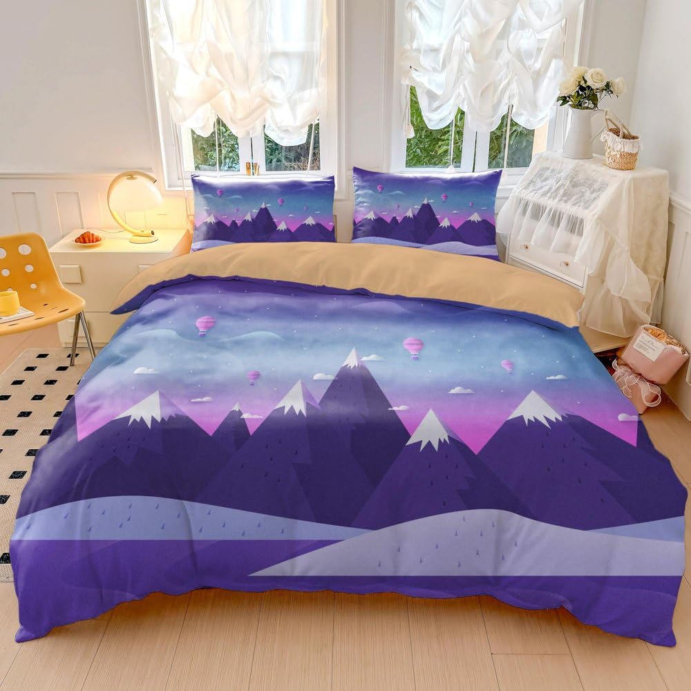 NICHIYOBI Ne-Zuko Anime Duvet Cover 3 Piece Bedding Set,Teen Anime Comforter Cover Set Super Soft Duvet Cover with Pillowcase (styel 8,Full 79x90in + 20x30in)