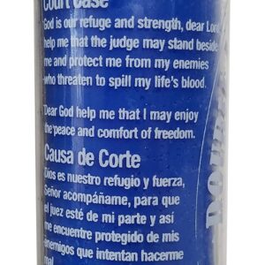 Staci19 Court Case Blue Pillar Candle