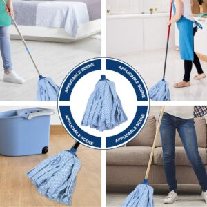 Cabilock 2pcs Mop Replacement Head Cotton Floor Mop Refills Reusable Mopping Head Cleaning Accessories Wet Dry Mop Microfiber Mop Floor Cleaning Tool Floor Mop Heads Cotton Rope Commercial