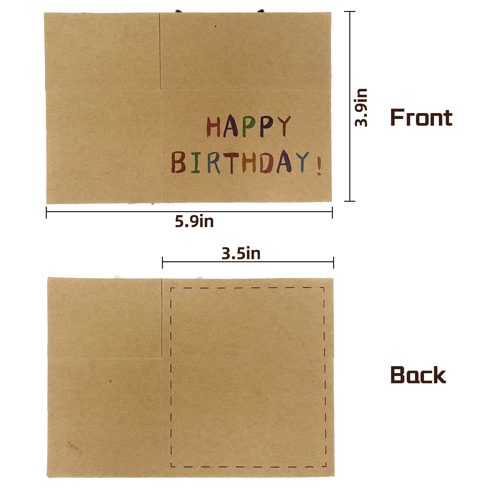 AMINORD Birthday Card - Cat Birthday Card for Men Women - Funny Happy birthday Card for Friends