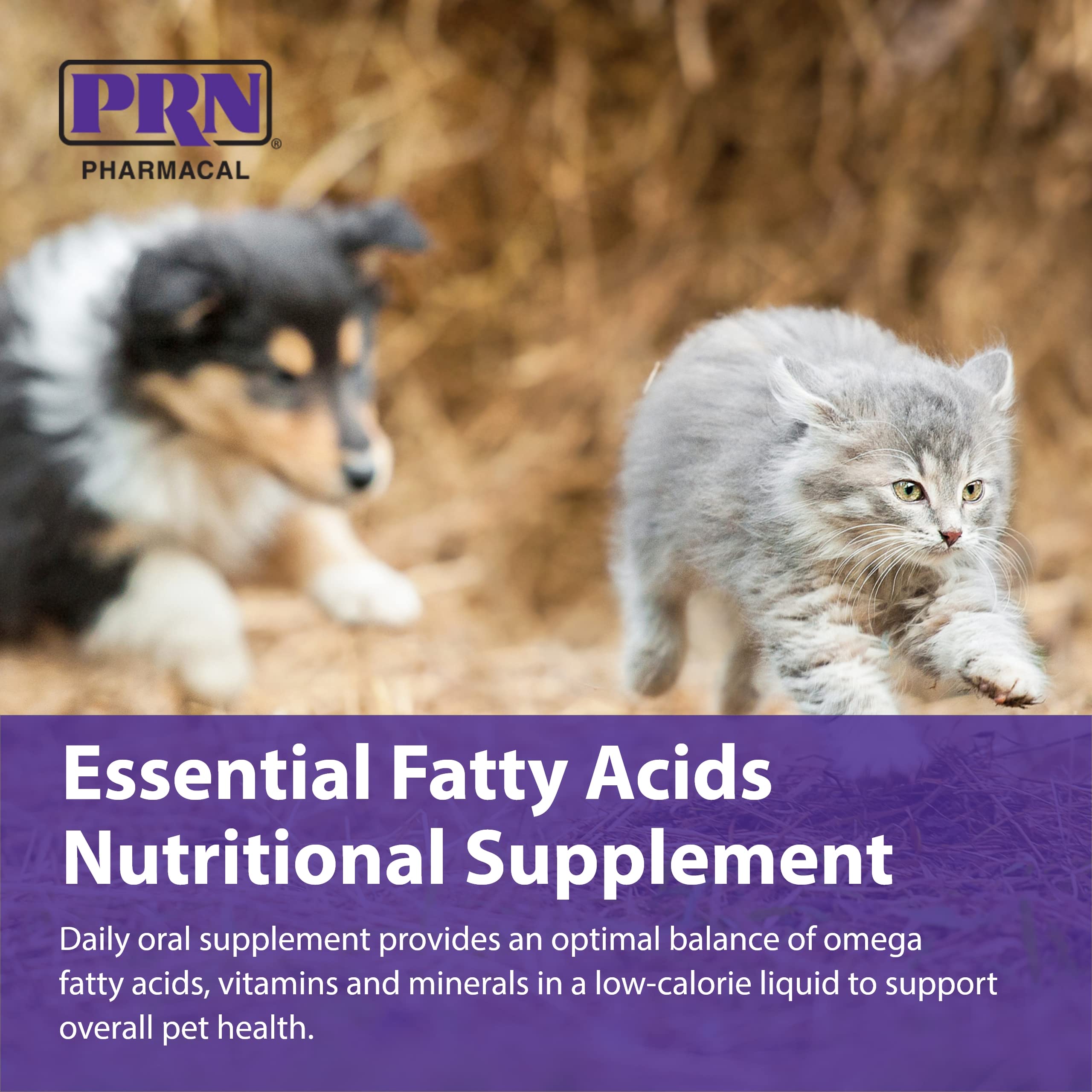 PRN Pharmacal Optima 365 - Essential Fatty Acids Nutritional Supplement for Cats & Dogs - with Omega-3, Omega-6, Omega-9, & Other Vitamins & Minerals to Support Overall Pet Health - 1 Gallon