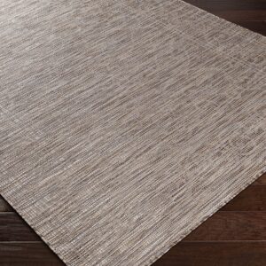 Mark&Day Outdoor Rugs, 5x7 Castricum Traditional Indoor/Outdoor Taupe Area Rug, Non Shedding Brown Cream Carpet for Patio, Porch, Deck, Bedroom, Living Room or Kitchen (5'1" x 7')