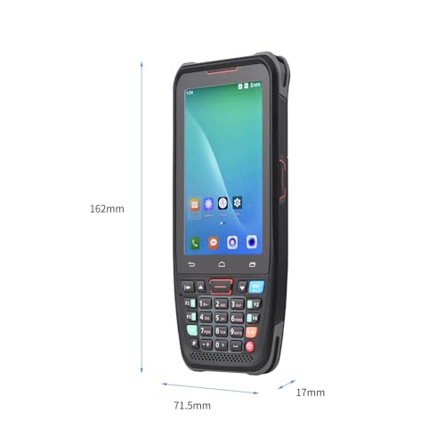 BISOFICE Handheld POS Android 10.0 PDA Terminal 1D/2D/QR Barcode Scanner Support 2/3/4G WiFi BT Communication with 4.0 Inch Touchscreen for Supermarket Restaurant Warehouse Retail Inventory Logistics