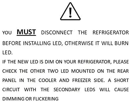 W10515058 Quality Replacement Ceiling LED For Various Refrigerator AP6022534, PS11755867