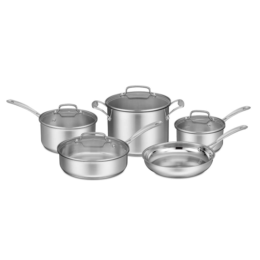 Cuisinart 87P-9 Home Gourmet Stainless Steel 9-Pc Set,Silver