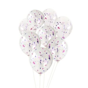 12 pack confetti balloons bachelorette party bridal shower decorations