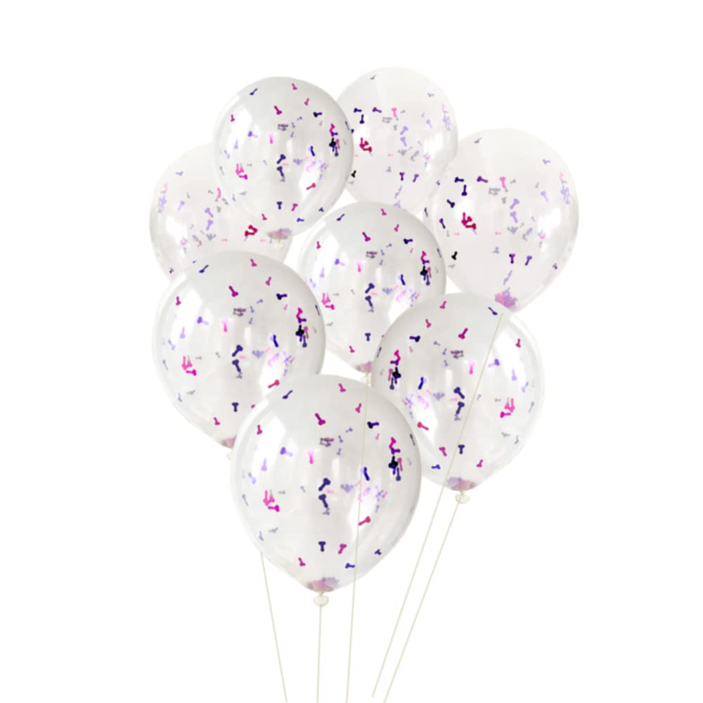 12 Pack Confetti Balloons bachelorette party Bridal Shower Decorations