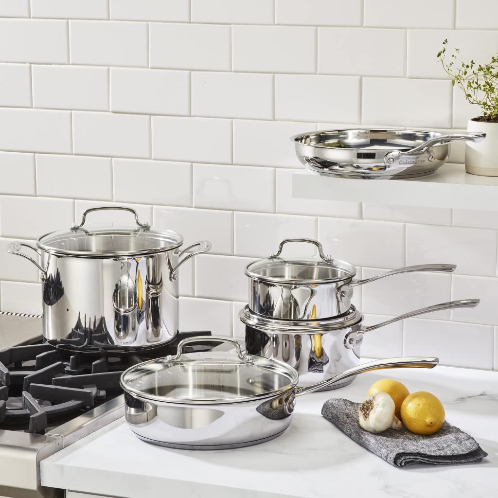 Cuisinart 87P-9 Home Gourmet Stainless Steel 9-Pc Set,Silver