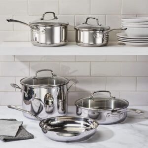 Cuisinart 87P-9 Home Gourmet Stainless Steel 9-Pc Set,Silver